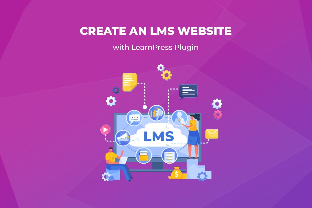 create an lms website with learnpress 3